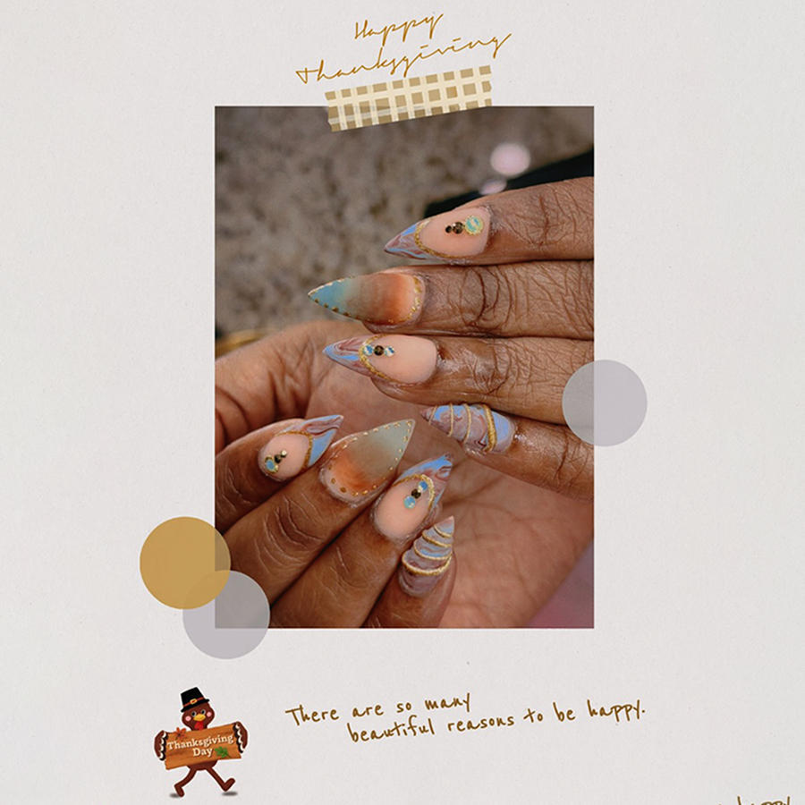 Nail design by U.S Nails 8